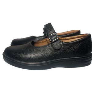 Dr. Comfort Womens Merry Jane‎ Mary Black Leather 4410 Diabetic Therapy Sz 8